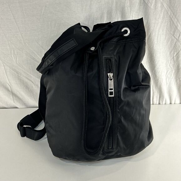 Lululemon Sweat To Street Hobo Bag Black Drawstring Shoulder Crossbody - Picture 3 of 15